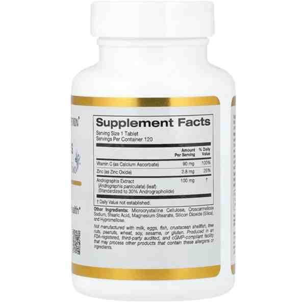 California Gold Nutrition® Andrographis Immune with AP-Bio