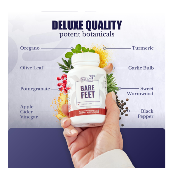 Nation Health Md Bare Feet Capsules