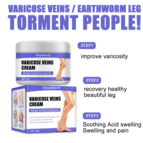 West & Month Leg Varicose Vein Cream