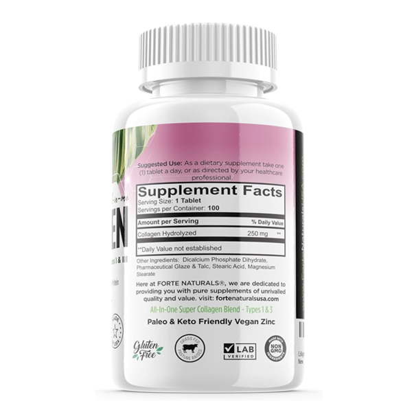 Forte Naturals Collagen Peptides Tablets