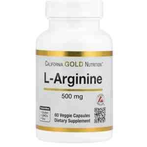 California Gold Nutrition L- Arginine |60 Capsules