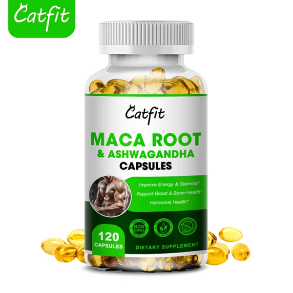Catfit Maca Root & Ashwagandha Capsules