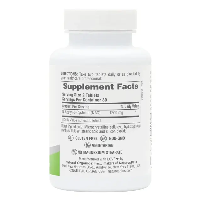 Natures Plus Nac 1200mg Supplement