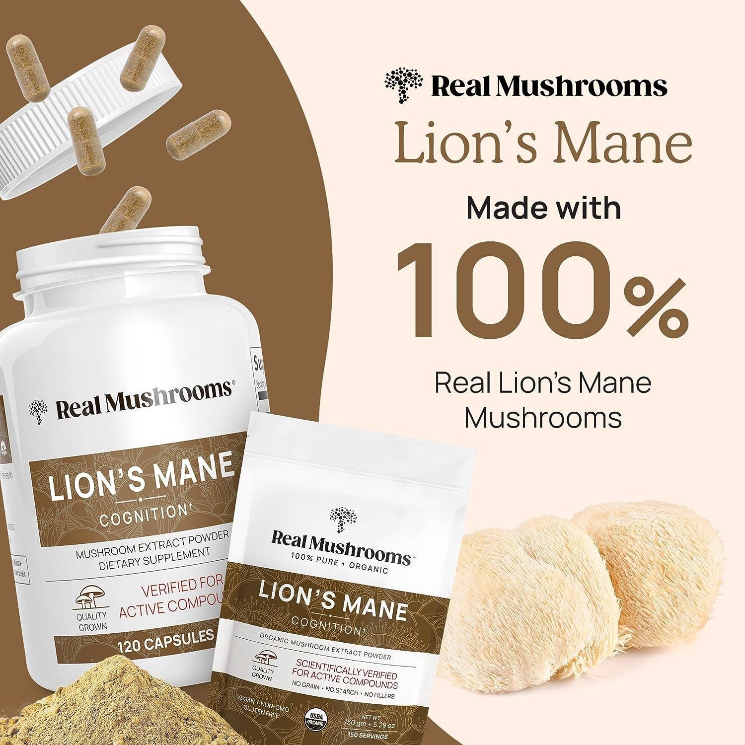 Real Mushrooms Lion's Mane Cognition