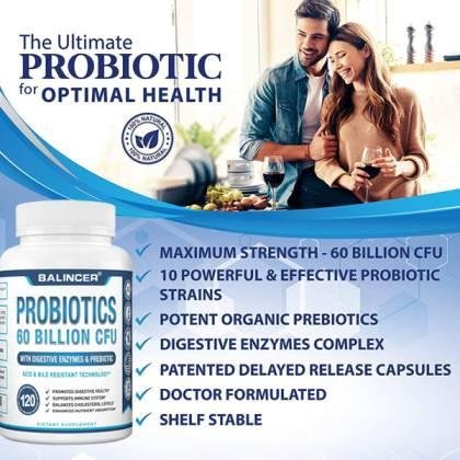 Balincer Digestive Enzymes With Prebiotics