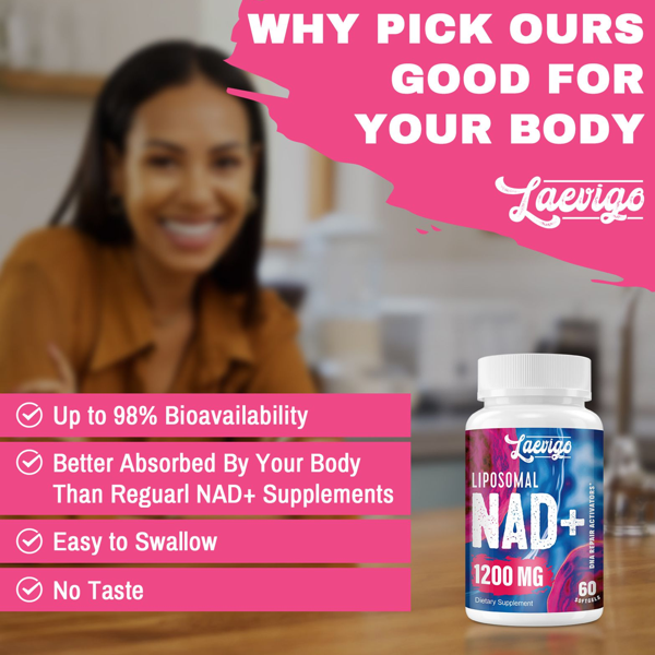 Laevigo Liposomal Nad+ 1200mg Capsules