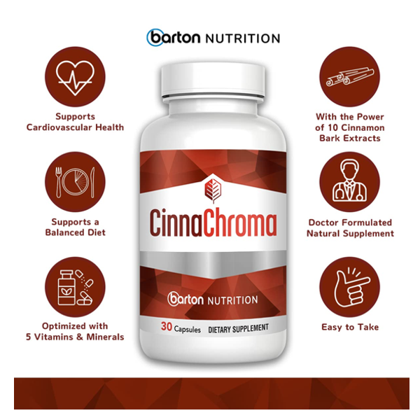 Barton Nutrition Cinnachroma Cinnamon Capsules