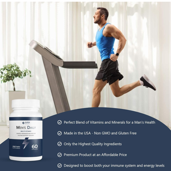 Super Naturals Men's Daily Multivitamin Capsules