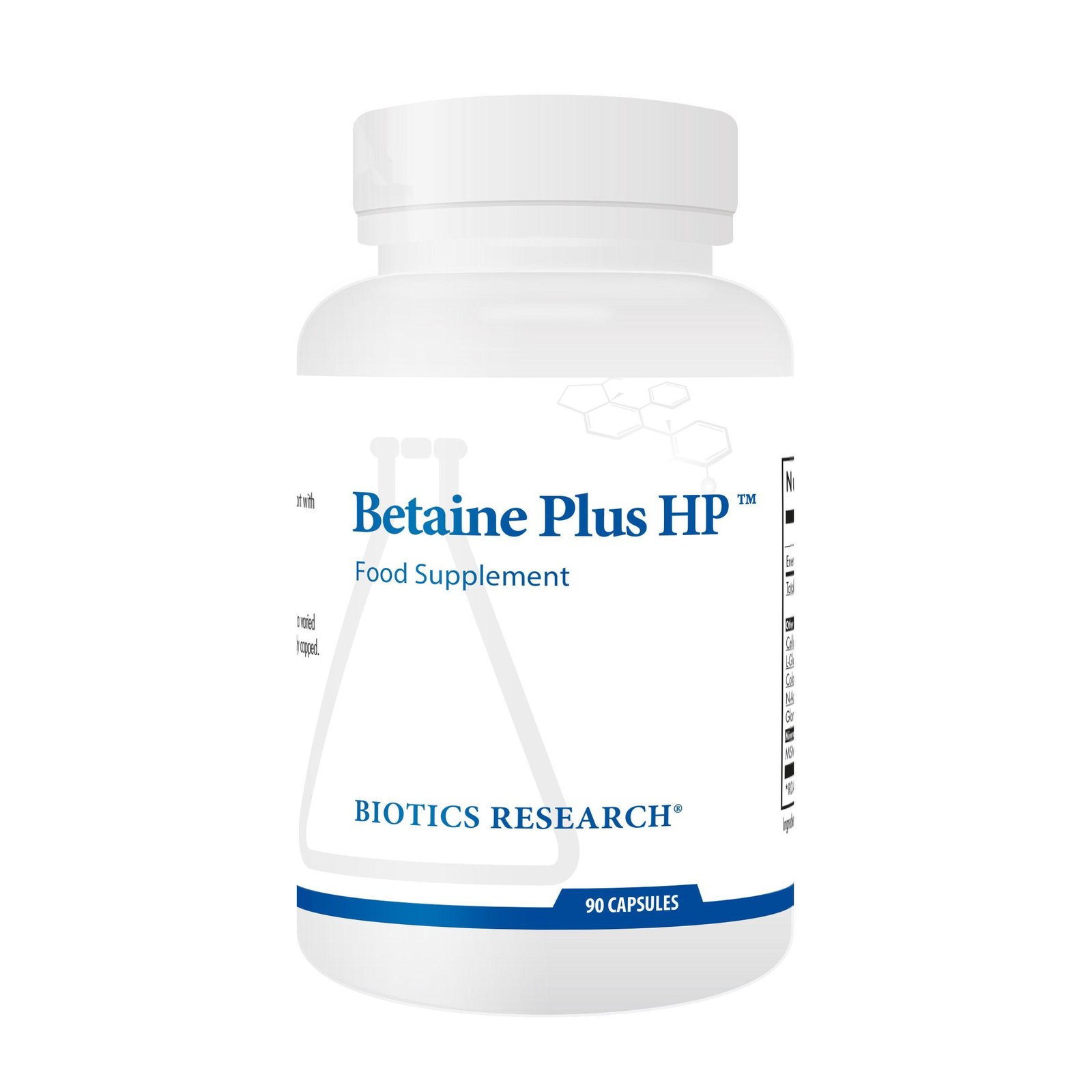 Biotics Research Betaine Plus HP Capsules