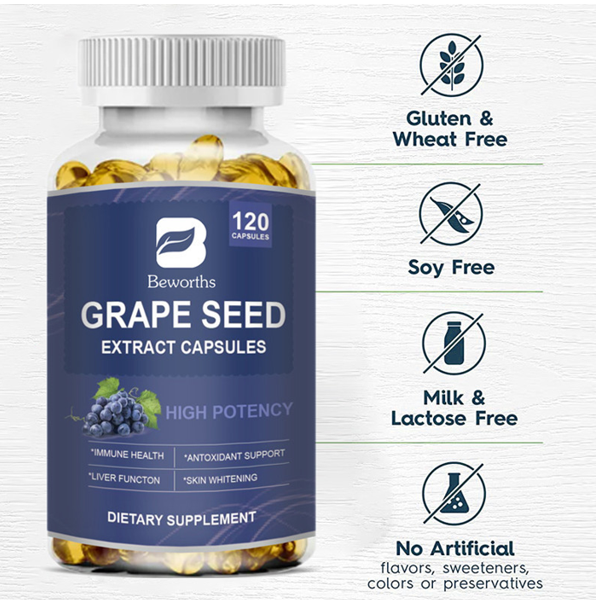 BEWORTHS Grape Seeds Extract Capsules