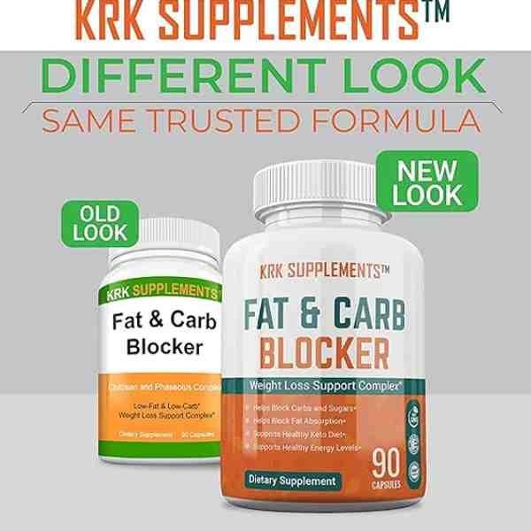 KRK Supplements Fat & Carb Blocker –90 Capsules