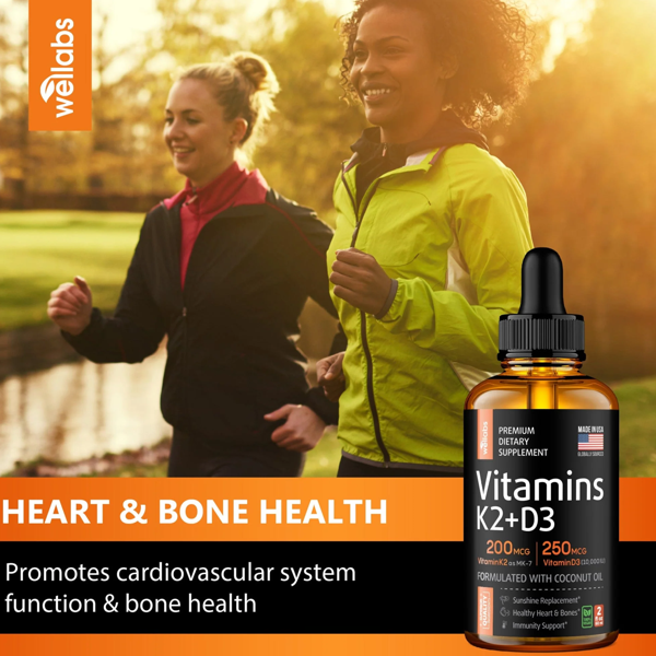 Wellabs Vitamin D3 with K2 Drops