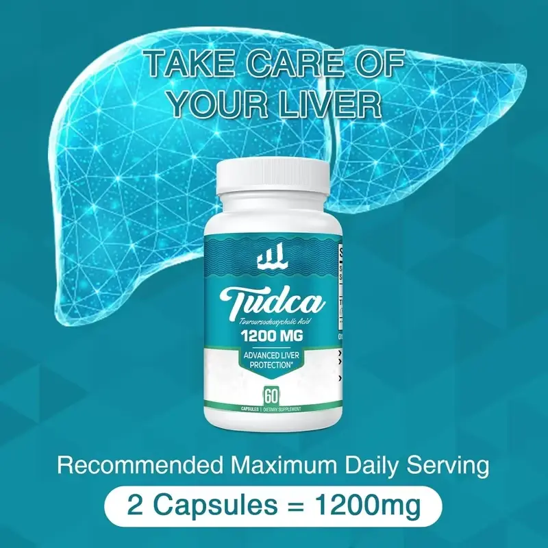 TUDCA Supplement 1200mg Capsules