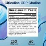 Jarrow Formulas Citicoline (CDP Choline) 250 mg