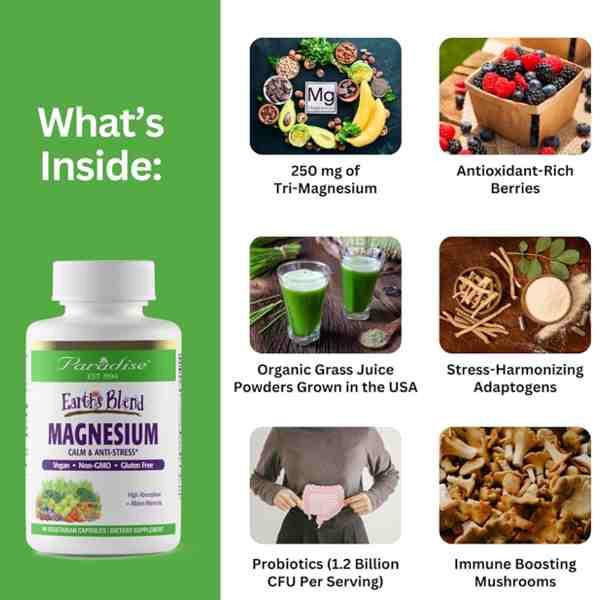 Paradise Earth’s Blend Magnesium Capsules