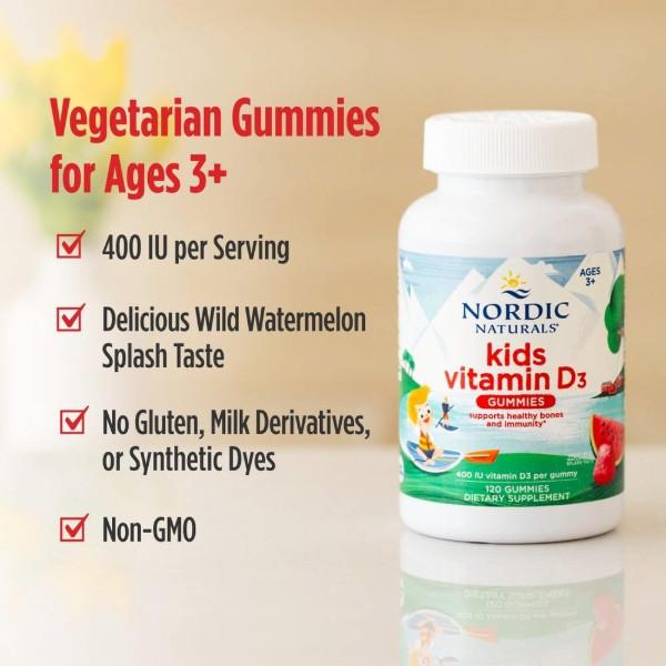 Nordic Naturals Kids Vitamin D3 Supplement