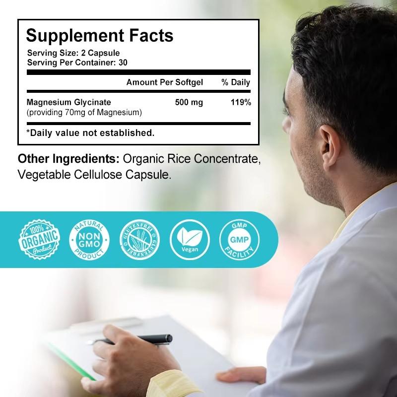 Mutsweet Magnesium Glycinate Capsule 500mg