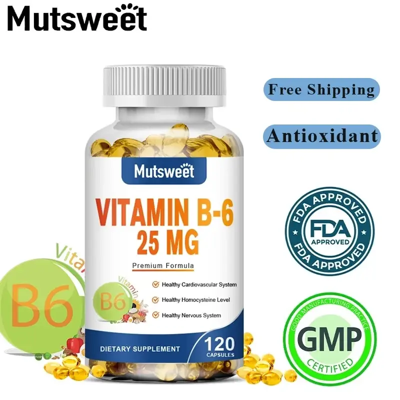 Mutsweet Vitamin B6 Capsules 25Mg