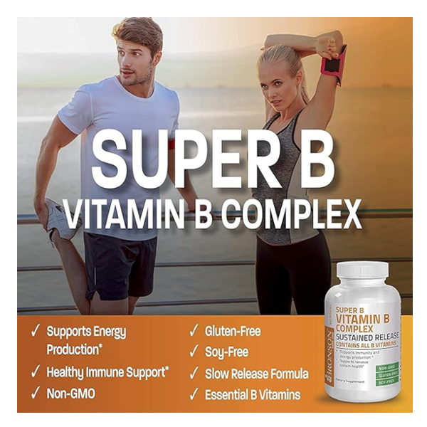 Bronson Super B Vitamin B Complex Tablets