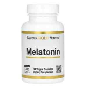 California Gold Nutrition Melatonin | 90 Capsules